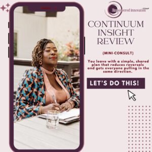 Yvette Dubel EI Continuum Reflection Insight Review for Struggling with stalled deals or team burnout